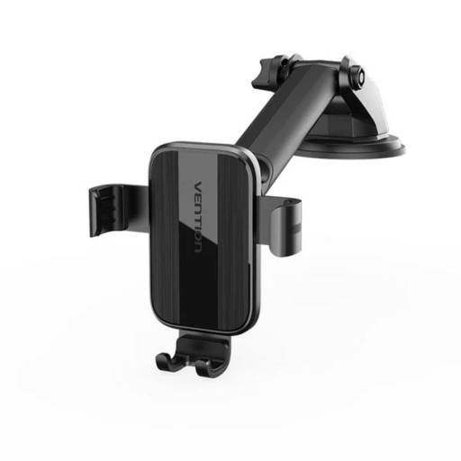 Soporte Vehicular Auto-Ajustable c/Ventosa Negro KCOB0 Vention