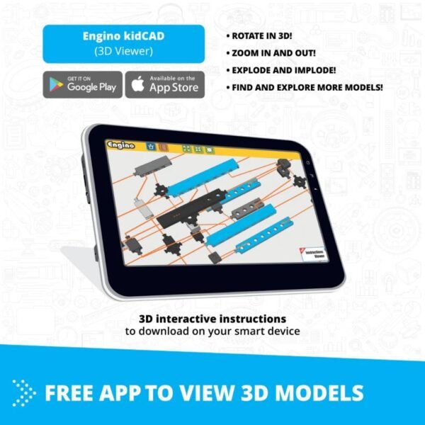 Inventor Mechanics Excavadora +5 modelos IN40 ENGINO