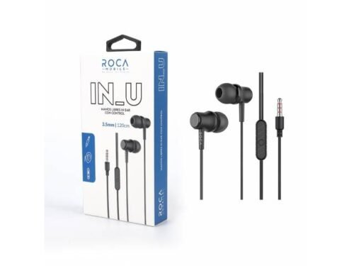 Auriculares Stereo Roca Negros (intraauditivo) Universal