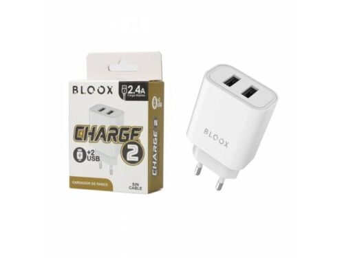 Cargador Bloox 2.4A 2USB