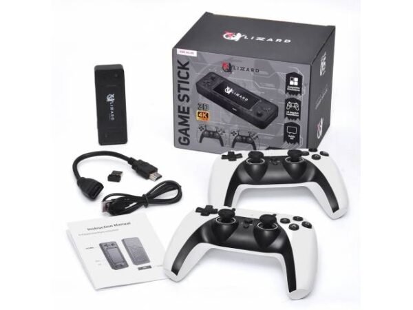 Consola Game Stick para TV XZZ-VG-05 4K 64GB Apto para +30000 Juegos X-Lizzard